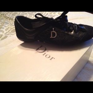 Dior furred tennis shoe size 39